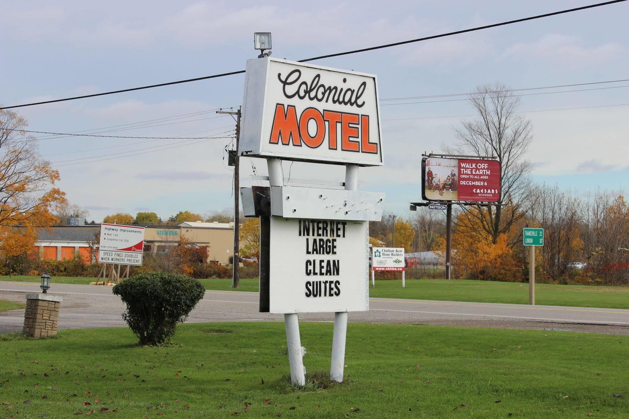 Colonial Motel Chatham-Kent Dış mekan fotoğraf